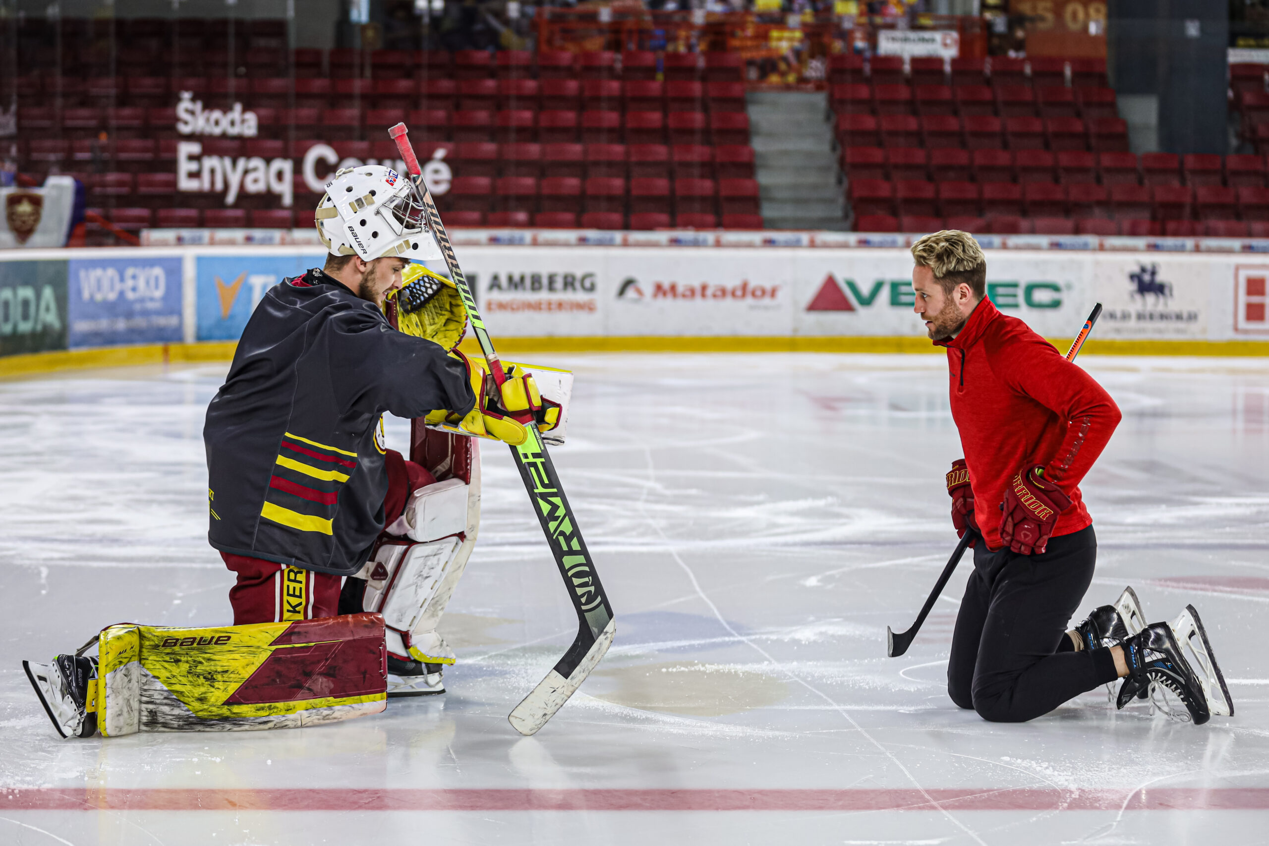 On Ice Goalie training